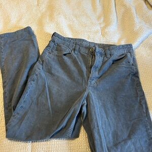 American Eagle Outfitters Blue Corduroy Jeans